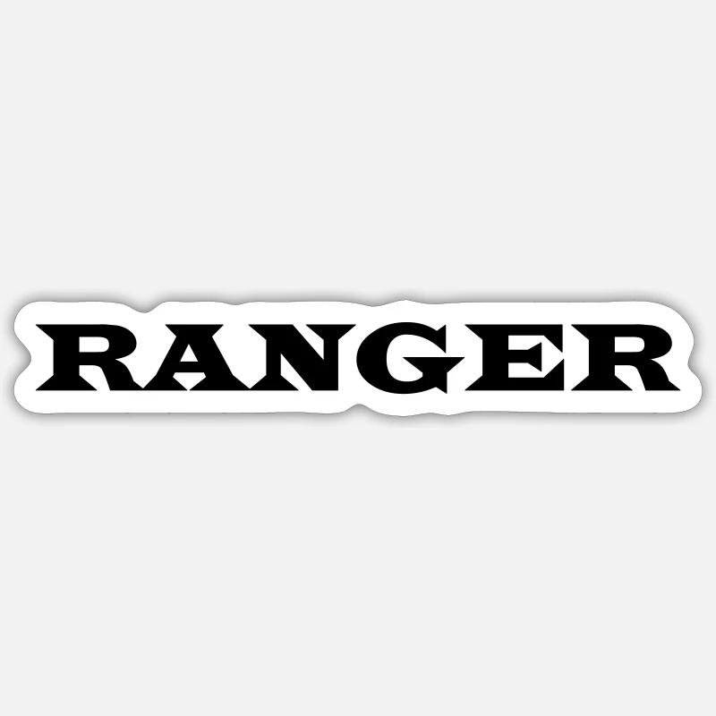 RANGER - Sticker Größe S (10 x 10 cm) - Mattweiß