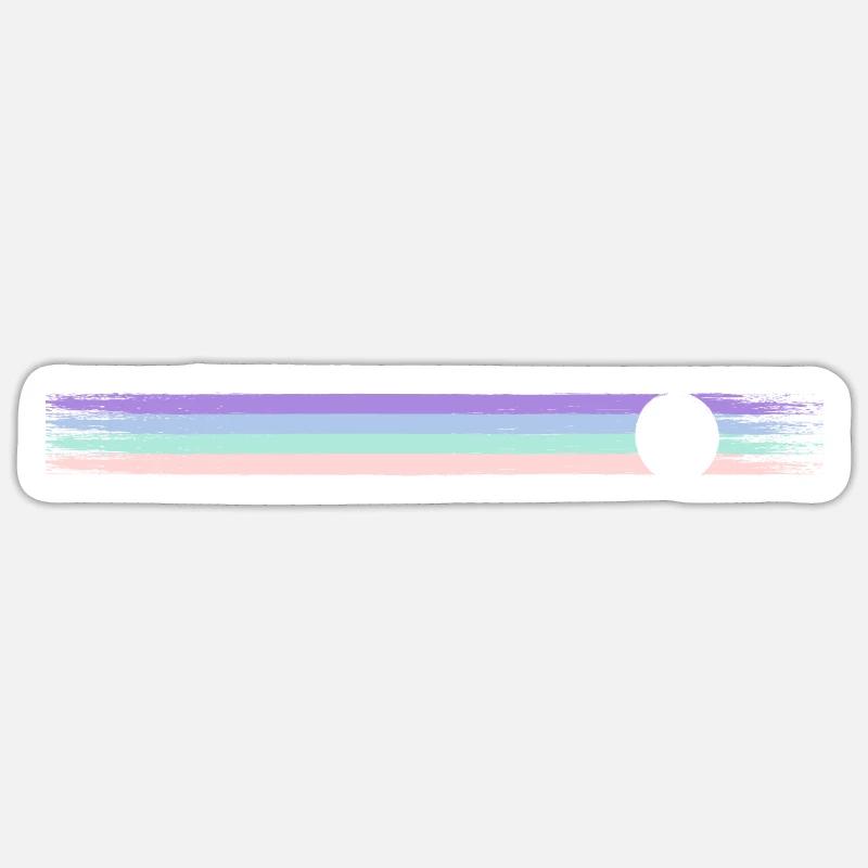Planche à voile - Sticker taille S (10 x 10 cm) - blanc mat
