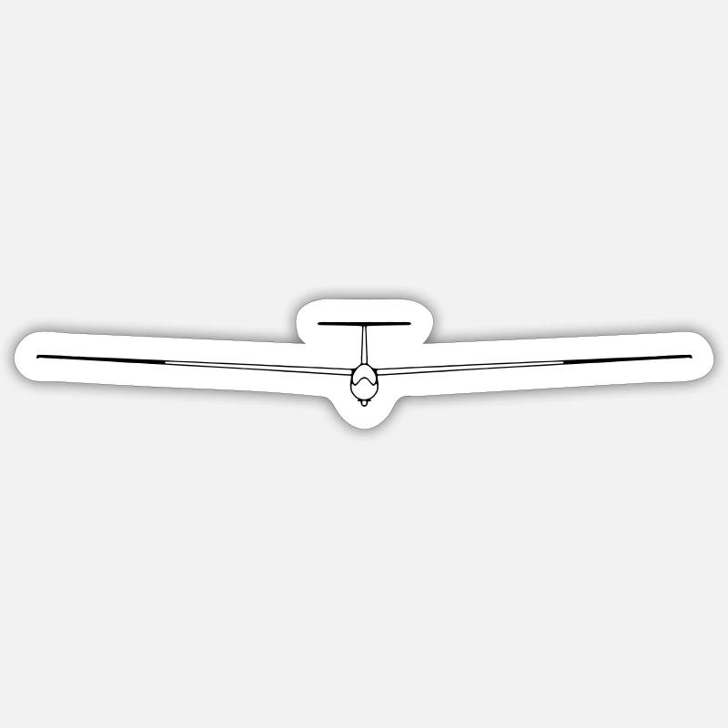 asw20 glider glider glider glider Sticker size S (10 x 10 cm)
