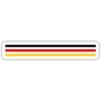 Trait Germany version 1 large - Sticker size S (10 x 10 cm) - white matte - Front