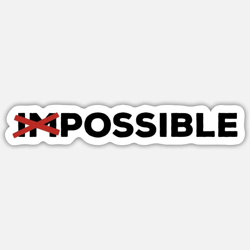 possible possible solution de sortie Optimist oui Sticker taille S (10 x 10 cm)