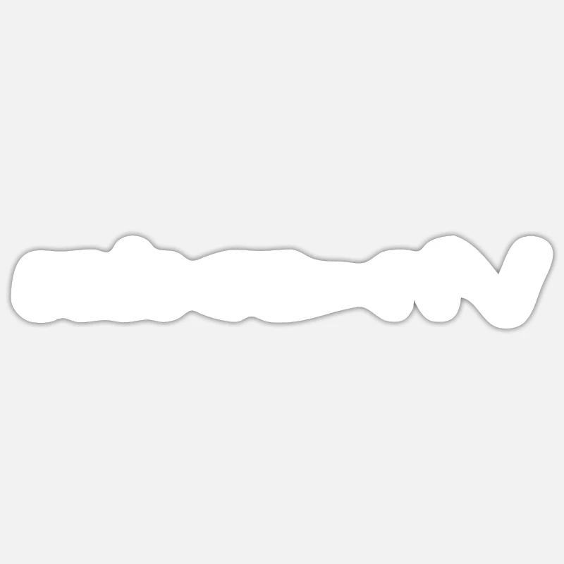 Sudo rm rf - Sticker Größe S (10 x 10 cm) - Mattweiß