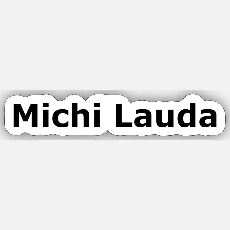 MichiLauda Sticker Größe S (10 x 10 cm)