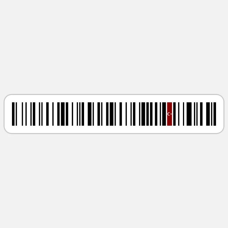 Balıkesir - Sticker taille S (10 x 10 cm) - blanc mat