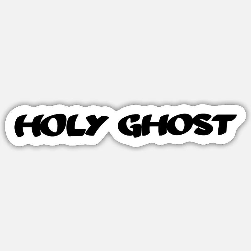 Holy ghost - Sticker size S (10 x 10 cm) - white matte
