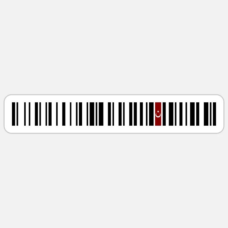 Edirne - Sticker Größe S (10 x 10 cm) - Mattweiß