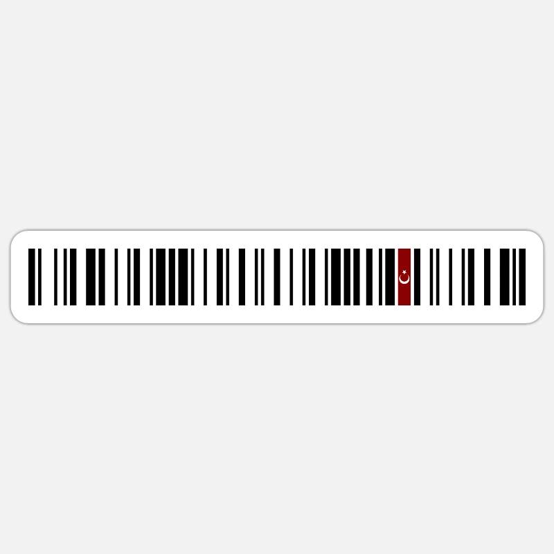 Kırşehir - Sticker taille S (10 x 10 cm) - blanc mat