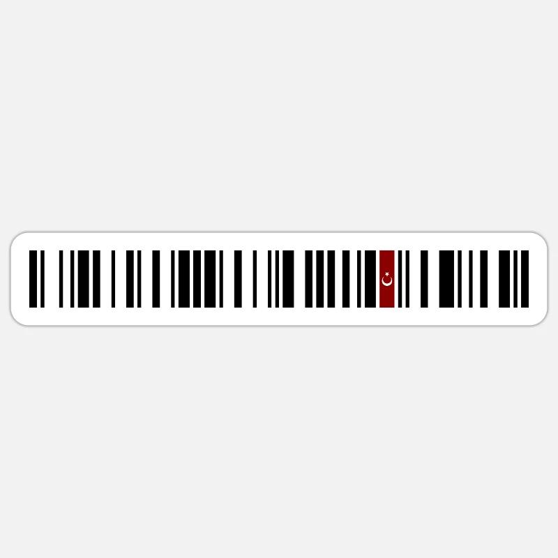 Mersin - Sticker Größe S (10 x 10 cm) - Mattweiß