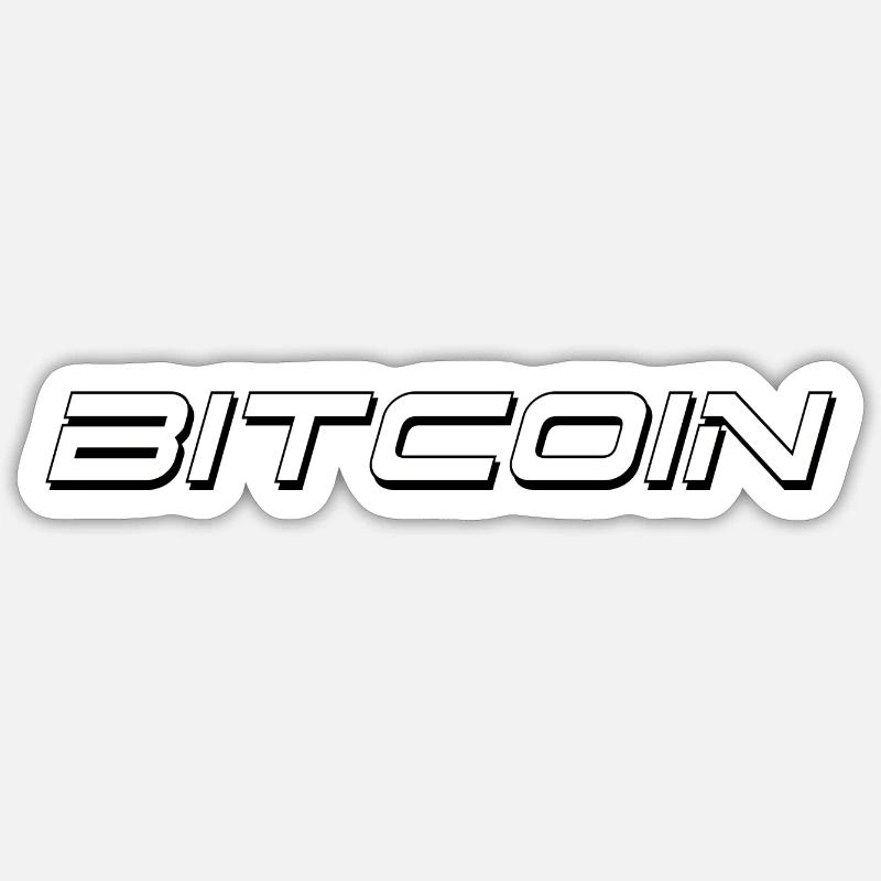 Bitcoin future Sticker size S (10 x 10 cm)