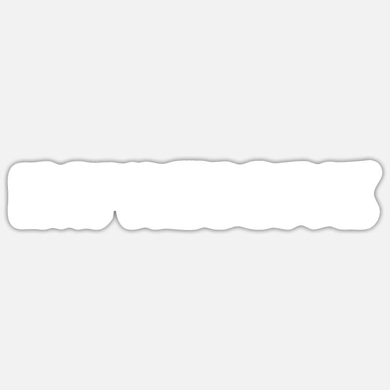 Impressive white - Sticker size S (10 x 10 cm) - white matte