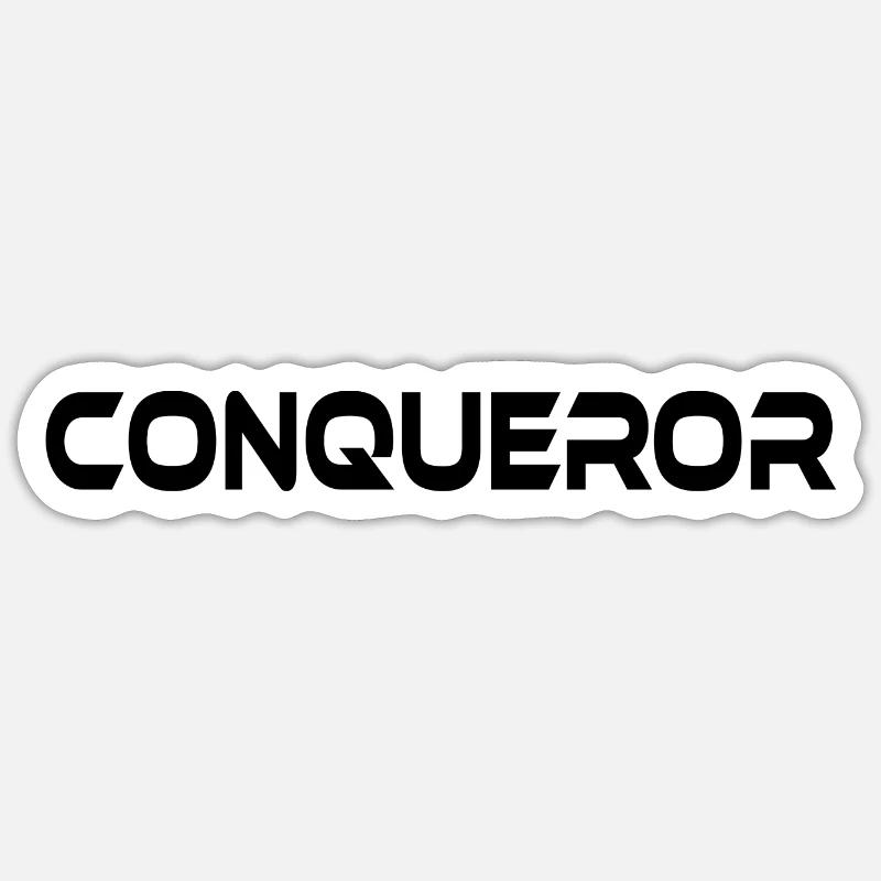 CONQUÉRANT Sticker taille S (10 x 10 cm)