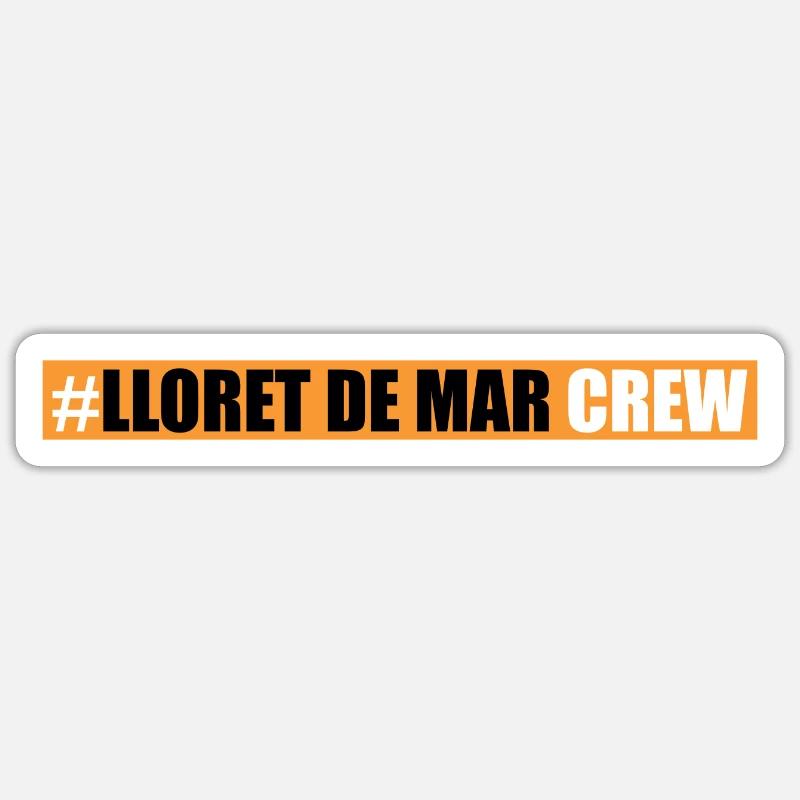 Lloret De Mar Crew Sticker Größe S (10 x 10 cm)