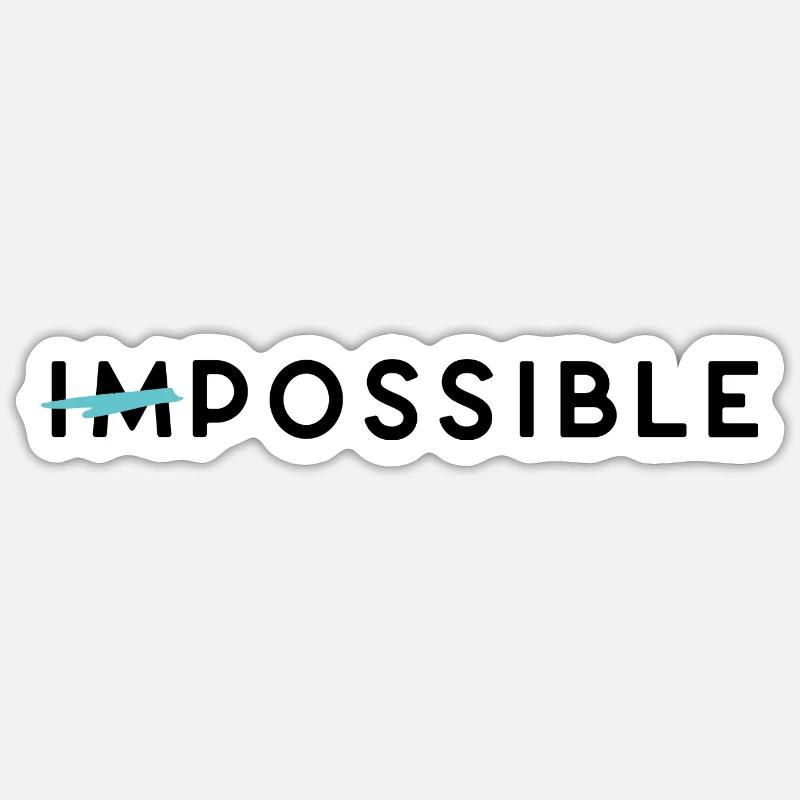 IMPossible Sticker Größe S (10 x 10 cm)