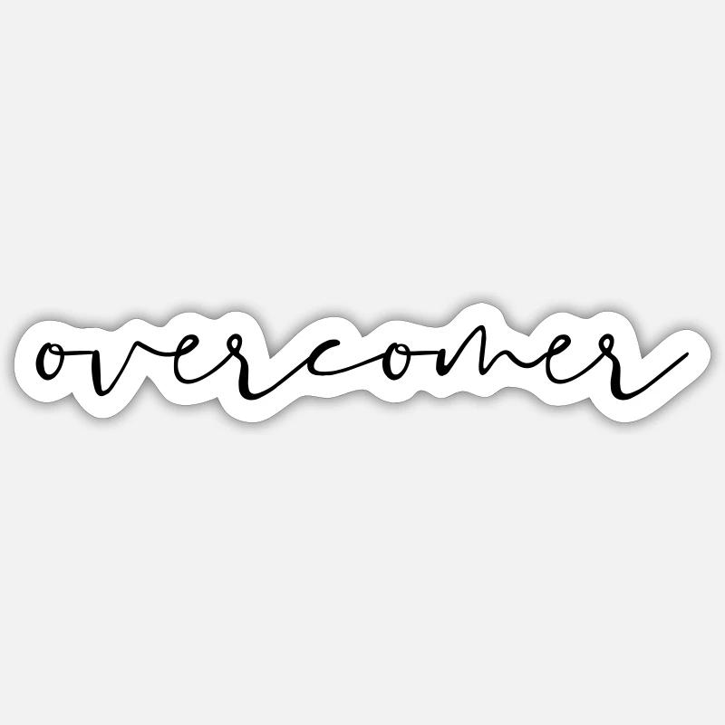 Overcomer Sticker size S (10 x 10 cm)
