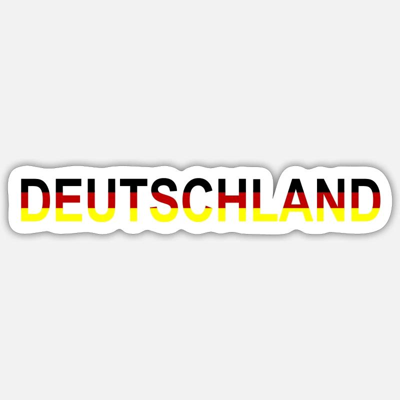 Germany Design Sticker size S (10 x 10 cm)