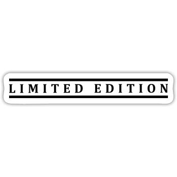 limited edition - Sticker size S (10 x 10 cm) - white matte - Front