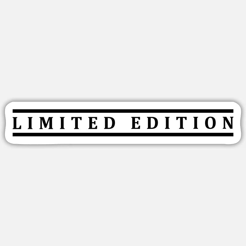 limited edition - Sticker size S (10 x 10 cm) - white matte