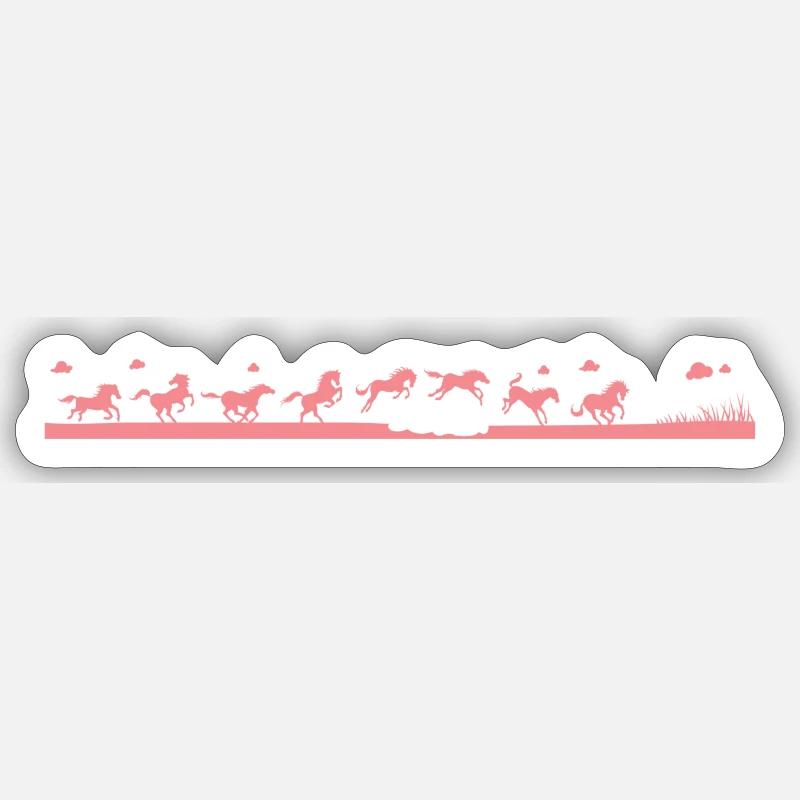 Cheval Sticker taille S (10 x 10 cm)