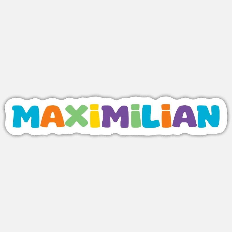 Nom - Maximilien Sticker taille S (10 x 10 cm)
