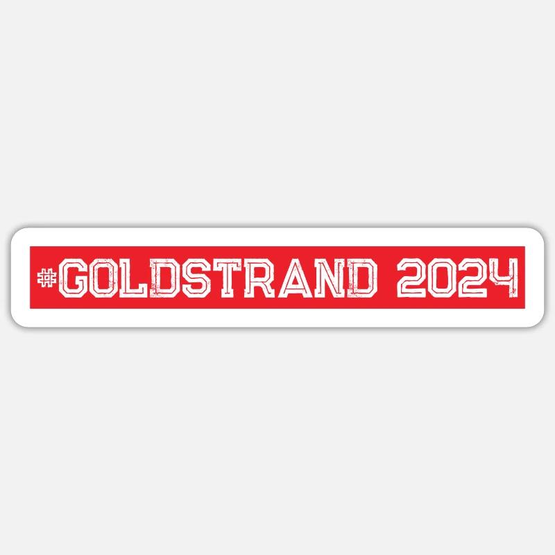Sables d’or 2024 - Sticker taille S (10 x 10 cm) - blanc mat