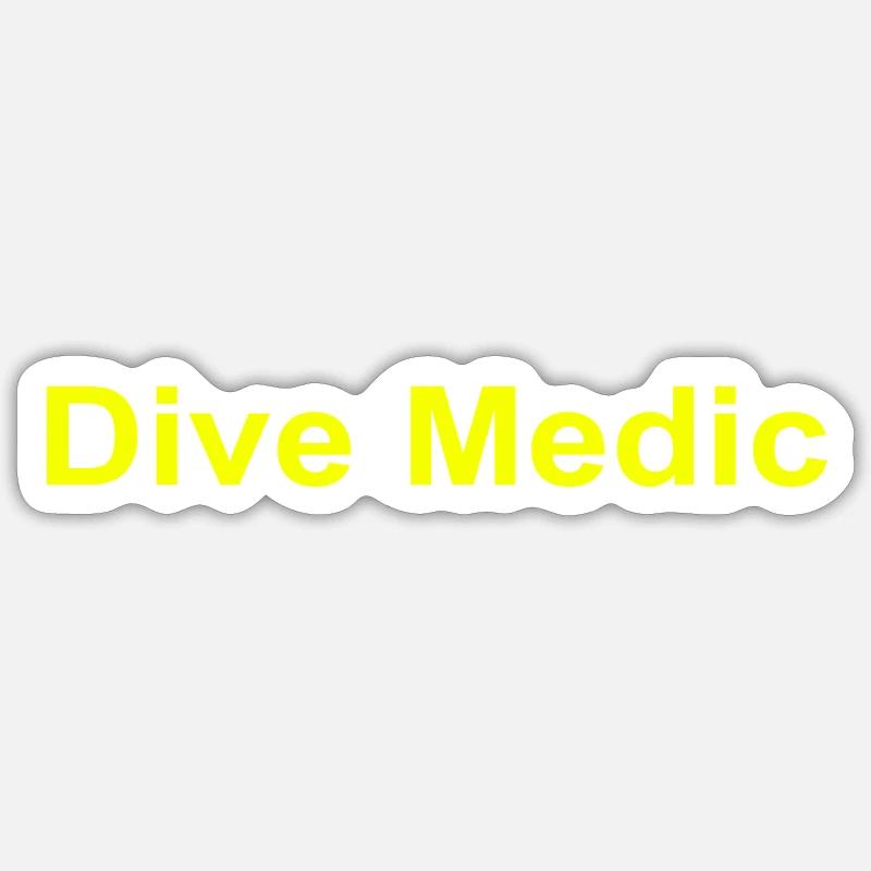 Dive Medic Sticker size S (10 x 10 cm)