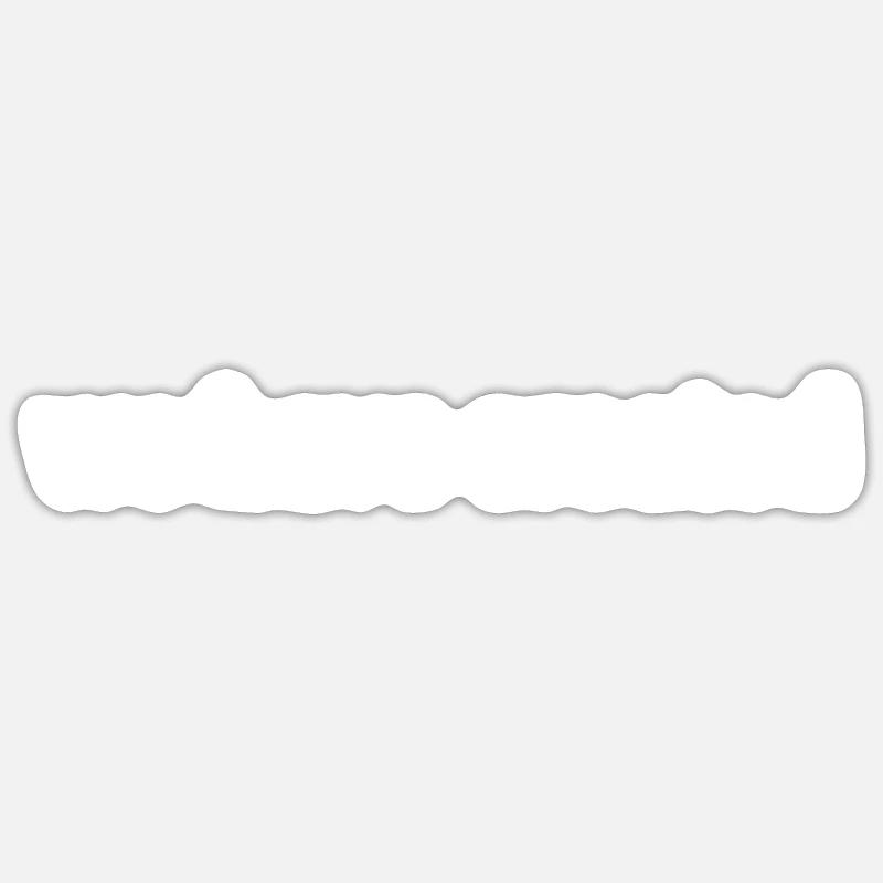 Nous avons créé - Sticker taille S (10 x 10 cm) - blanc mat