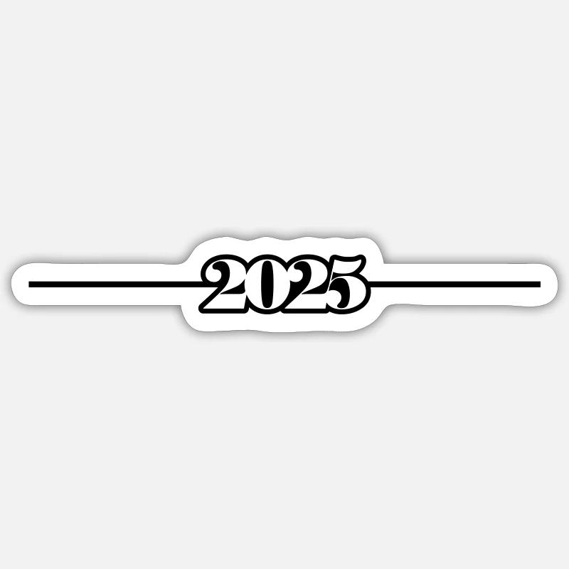 2025 - Sticker taille S (10 x 10 cm) - blanc mat