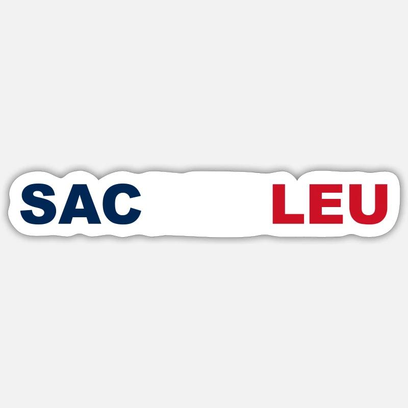 Sacrebleu - Sticker taille S (10 x 10 cm) - blanc mat