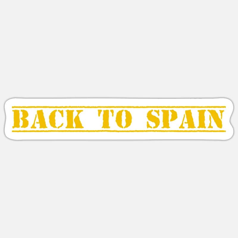 Spain Spanien - Sticker size S (10 x 10 cm) - white matte
