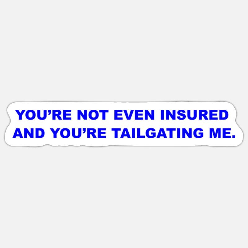 Colle Pas  - Sticker taille S (10 x 10 cm) - blanc mat