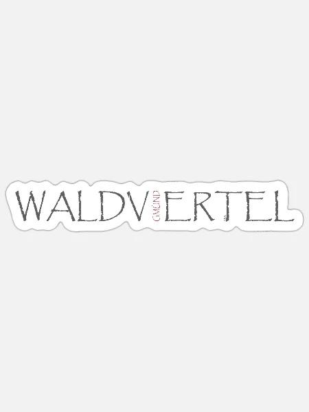 Waldviertel-Gmünd - Sticker Größe S (10 x 10 cm) - Mattweiß
