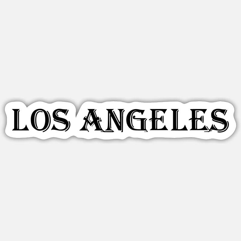 Los Angeles Geschenk Geschenkidee Sticker Größe S (10 x 10 cm)