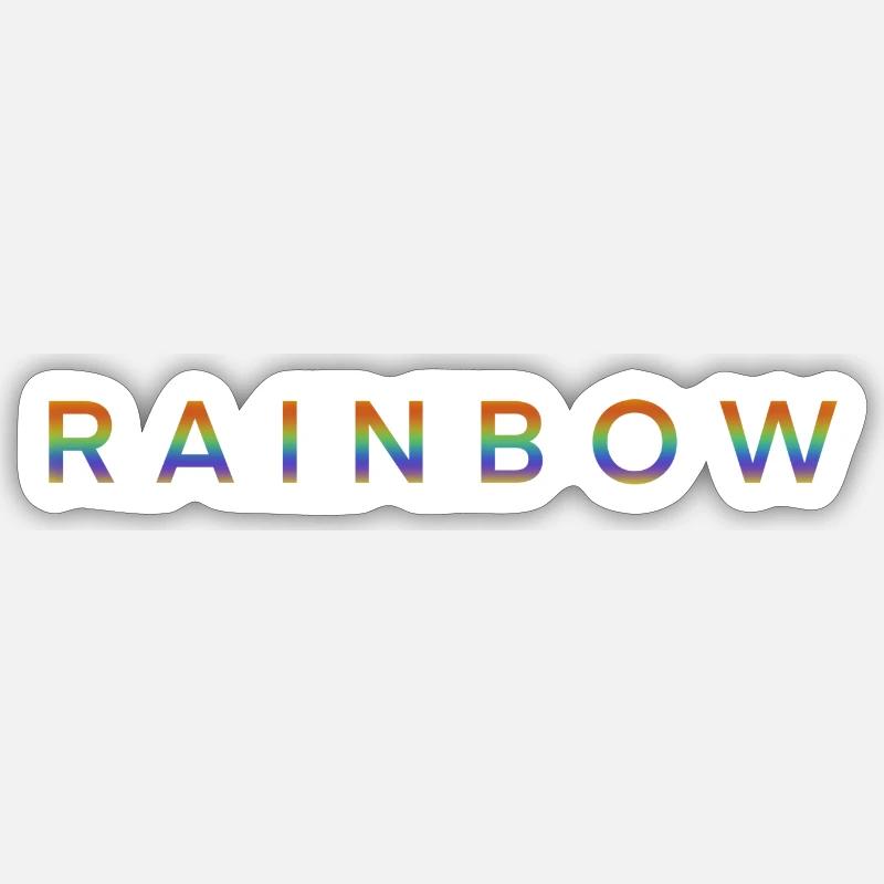 Rainbow Sticker size S (10 x 10 cm)