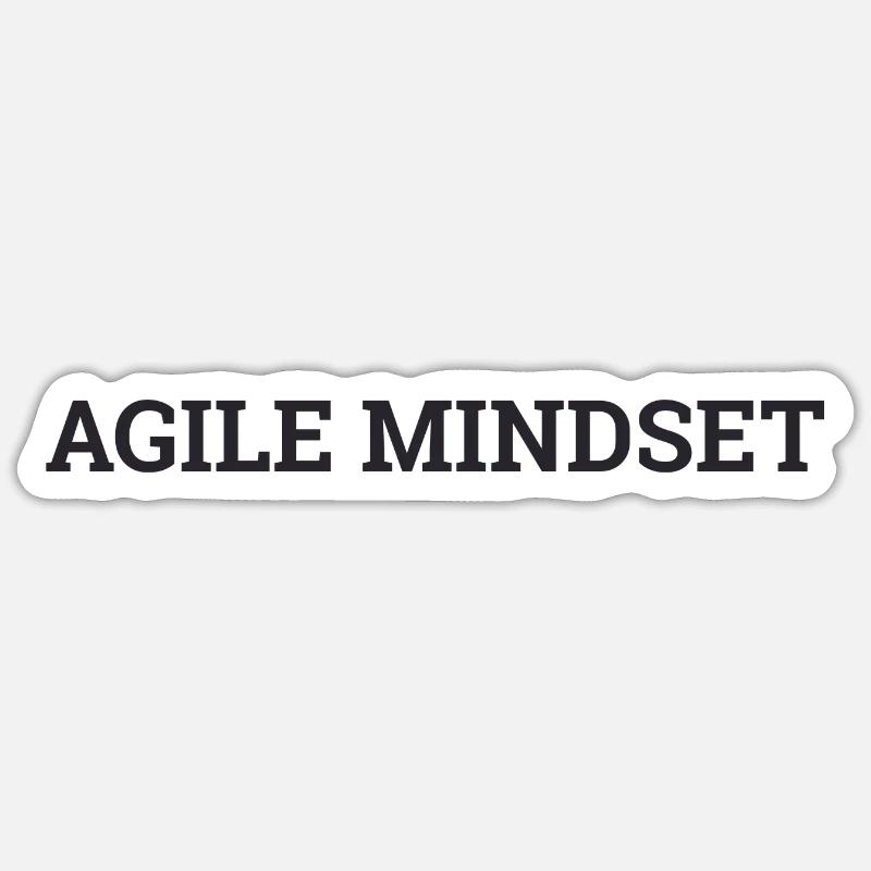 "Agile Mindset" | "Scrum Master" Sticker size S (10 x 10 cm)