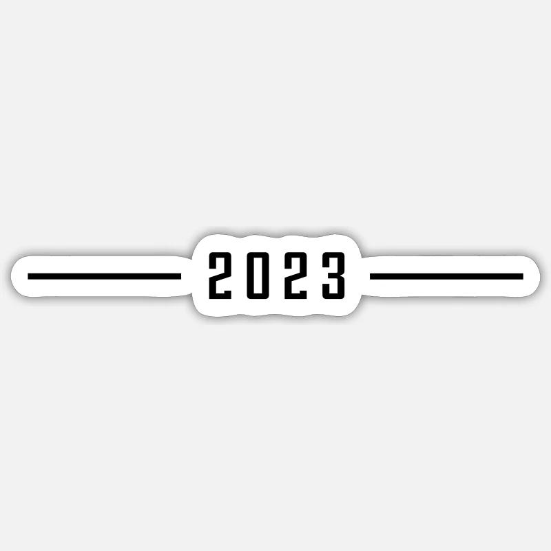2023 Year Personalization Sticker size S (10 x 10 cm)