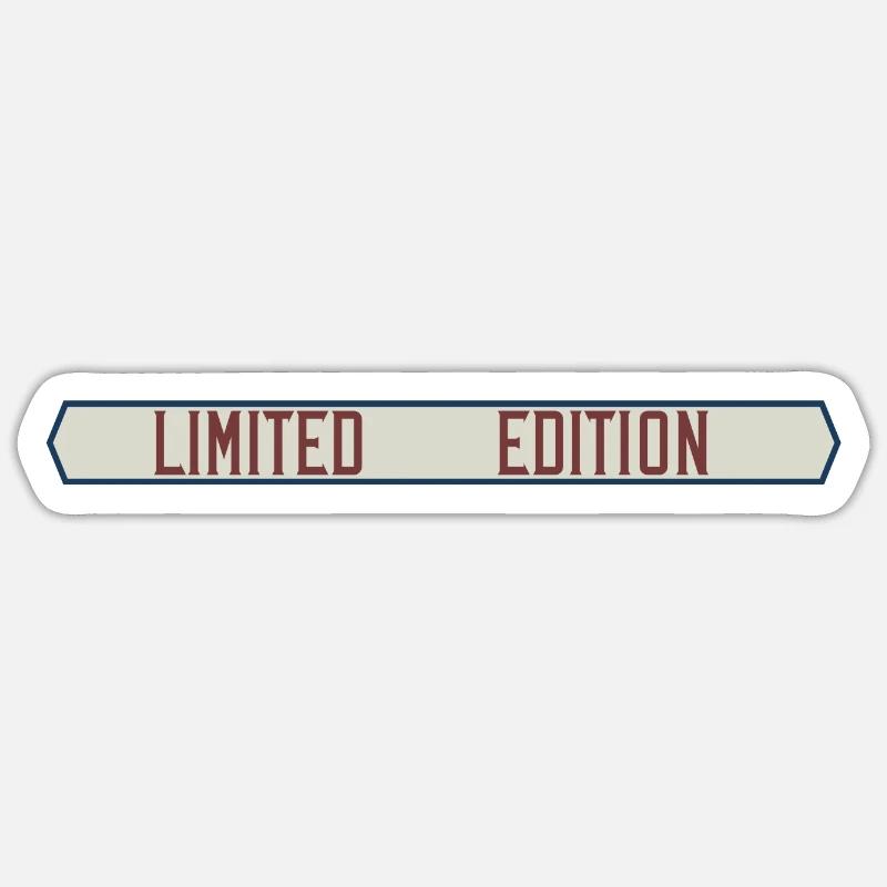 Édition limitée - Sticker taille S (10 x 10 cm) - blanc mat