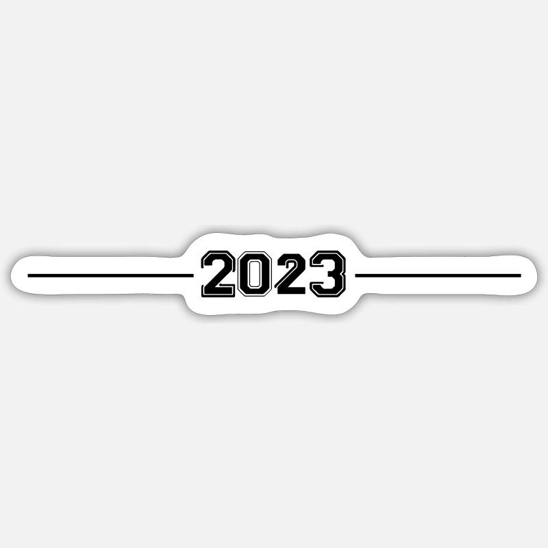 2023 - Sticker size S (10 x 10 cm) - white matte