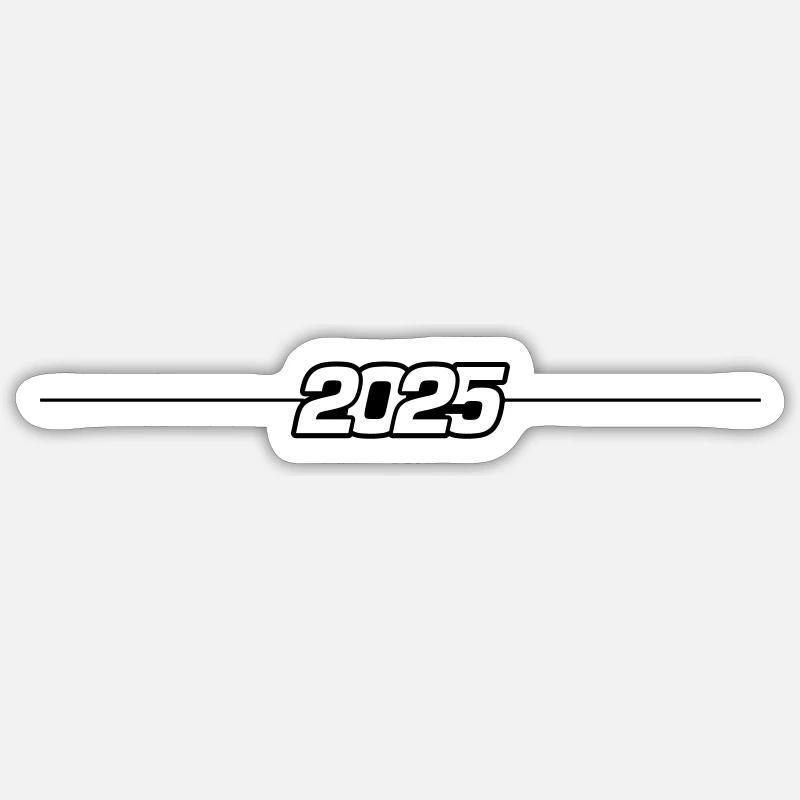 2025 year Sticker size S (10 x 10 cm)