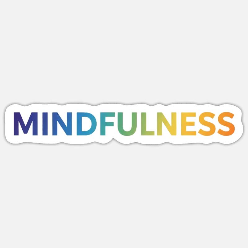 Mindfulness Sticker size S (10 x 10 cm)