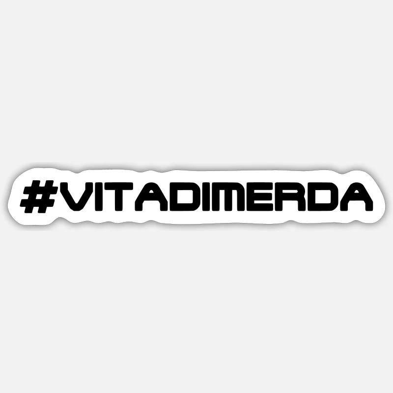 Hastag vitadim... Sticker Größe S (10 x 10 cm)