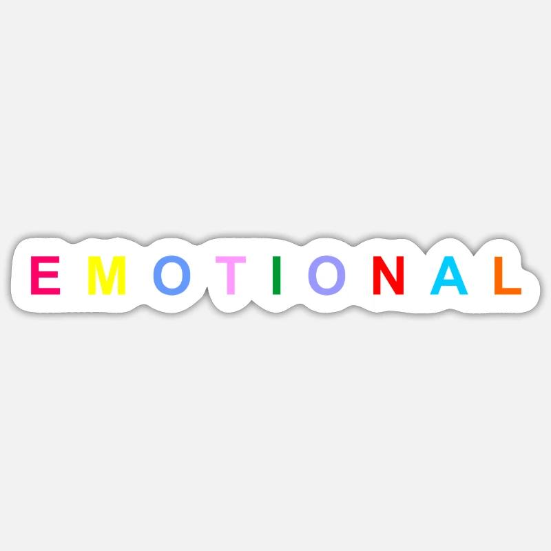 Emotion Sticker size S (10 x 10 cm)