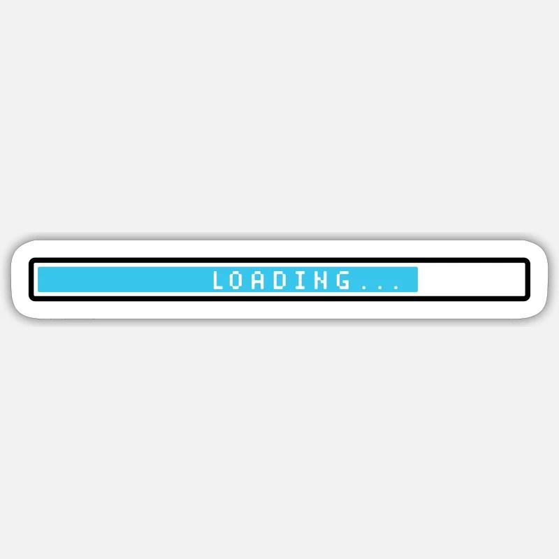Ladebalken Sticker Größe S (10 x 10 cm)