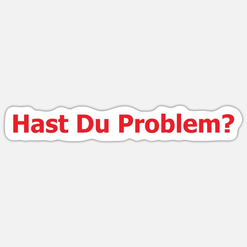 Problem Sticker Größe S (10 x 10 cm)