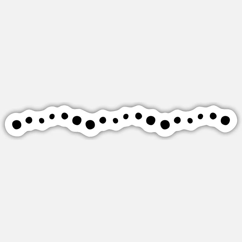 Points Line Sticker size S (10 x 10 cm)
