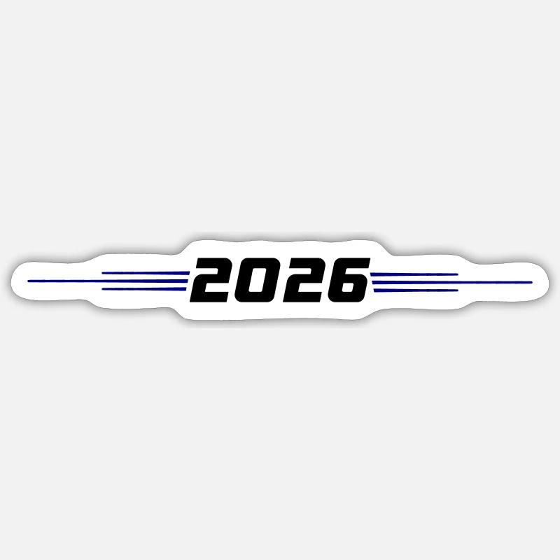 2026 - Sticker taille S (10 x 10 cm) - blanc mat