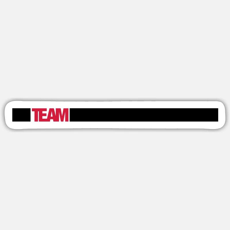 Team - Sticker size S (10 x 10 cm) - white matte