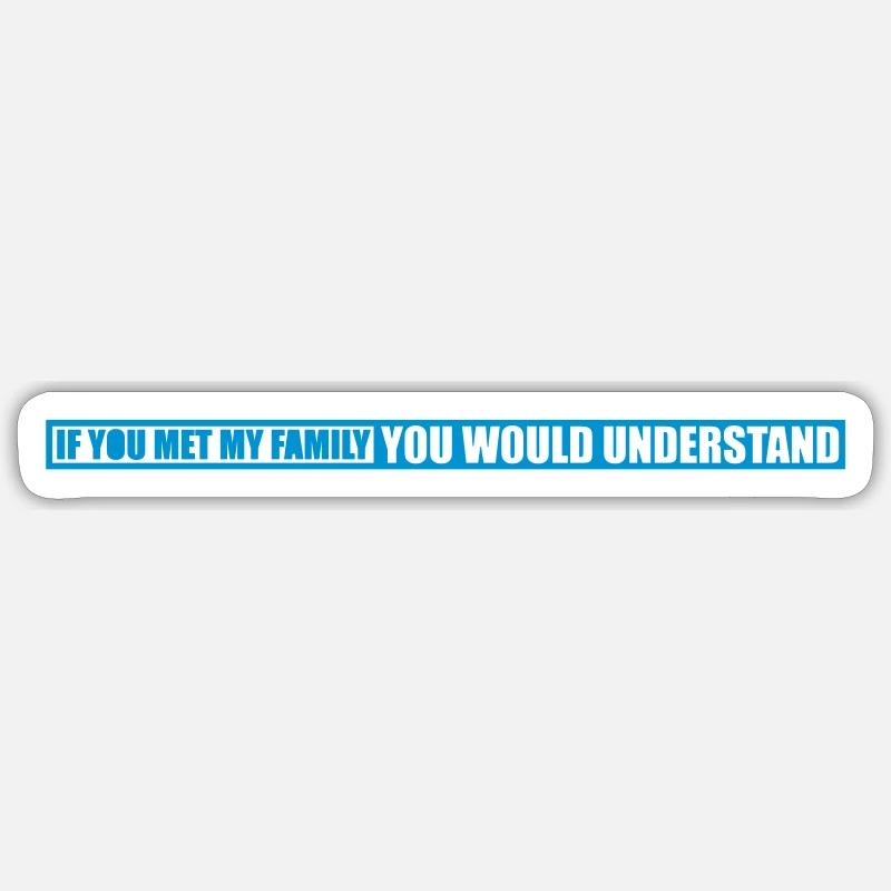 vous comprendriez citation - Sticker taille S (10 x 10 cm) - blanc mat
