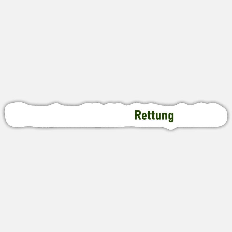 Wir machen mit bei der Rettung der Erde - Sticker Größe S (10 x 10 cm) - Mattweiß
