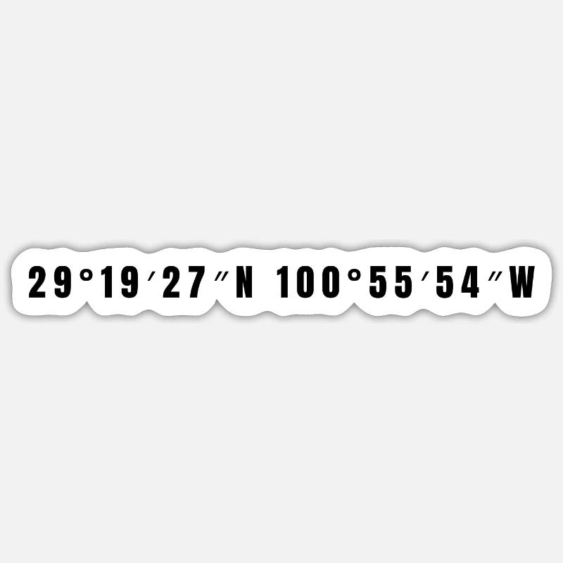 Ciudad Acuña, Mexico Sticker size S (10 x 10 cm)