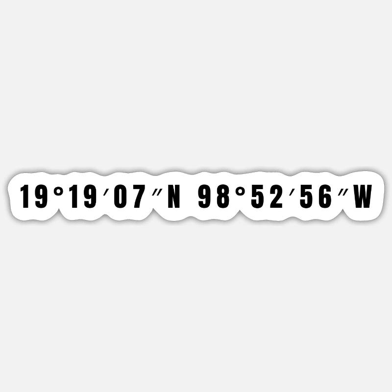 Ixtapaluca, Mexico - Sticker size S (10 x 10 cm) - white matte